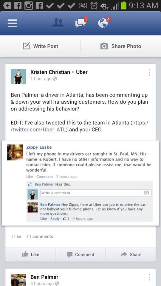 Atlanta Comedian Ben Palmer is a Freelance Customer Service Rep on Facebook