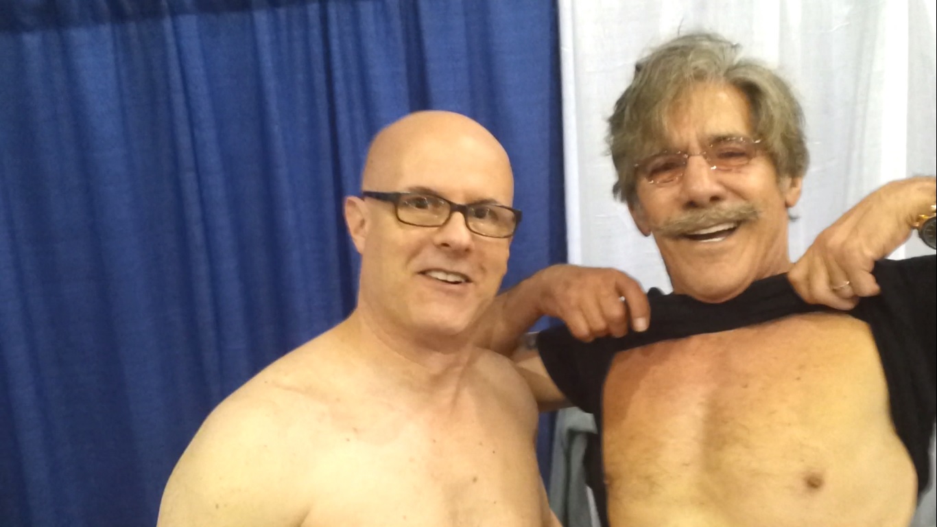 Geraldo Rivera Takes Shirtless Selfie with Larry Wachs.