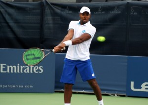Donald Young was defeated in action on Monday night