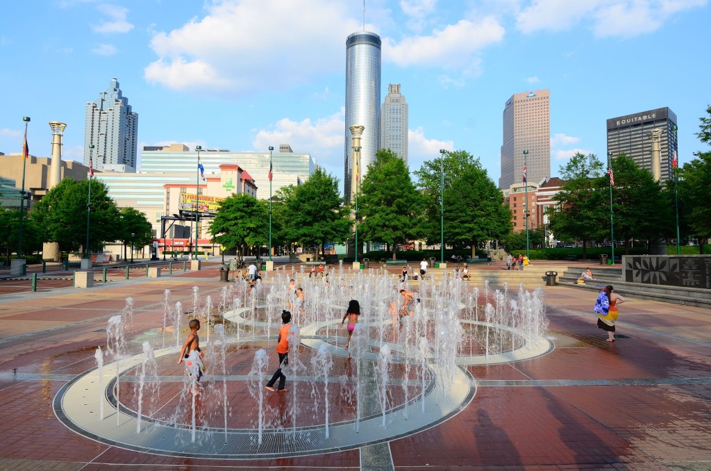Centennial-Olympic-Park-in-Downtown-Atlanta-Georgia