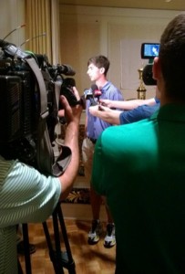 Seth Reeves, the No. 27 ranked amateur golfer in the world interviewed at U.S. Amateur Media Day