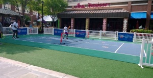 Kids playing the great sport of tennis