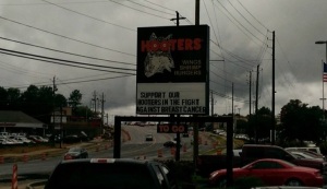 Hooters tackles Breast Cancer 