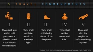 Read Kayak's travel coomandments