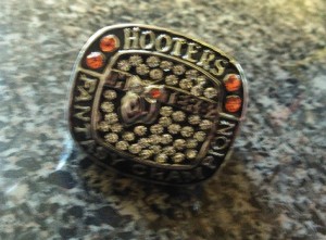 Win this Hooters Championship Ring