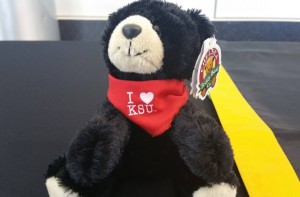 The Kennesaw State Teddy given away for Valentine's Day