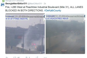 GDOT posting updated information on social media and it's website