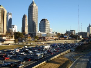 Fourth of July traffic in Atlanta