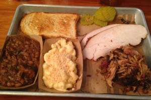 Smoked Turkey and Pulled Pork Plate
