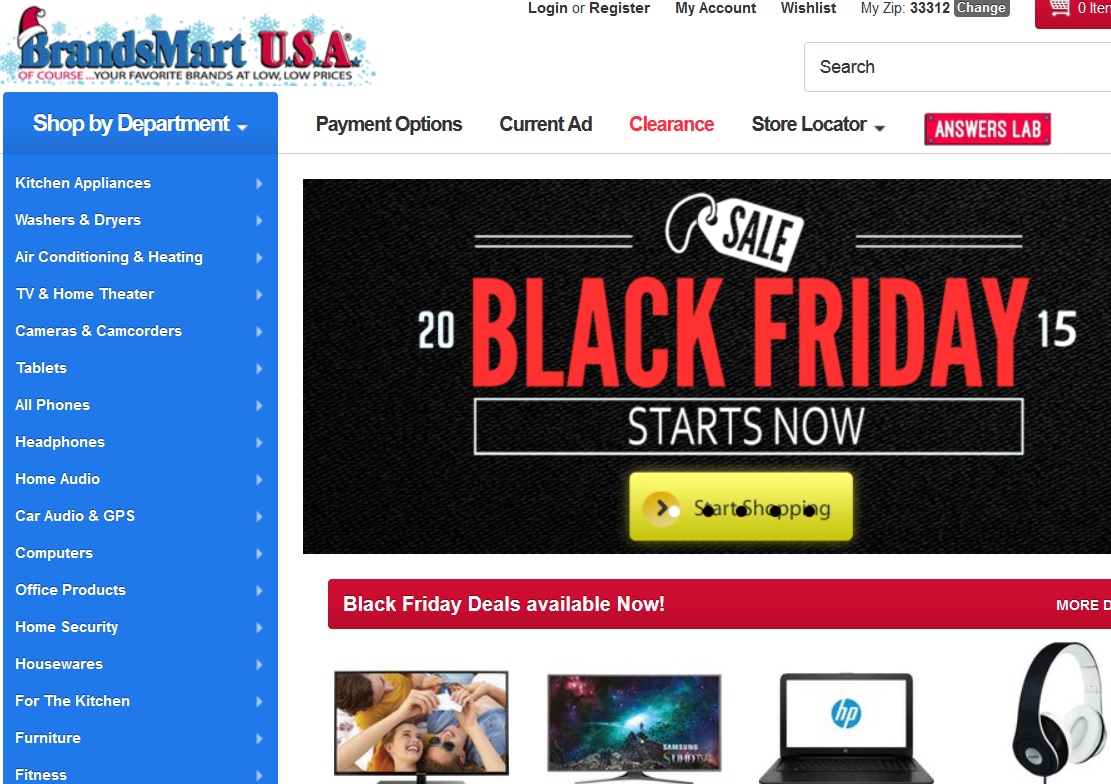 BlackFridayDeals: Brandsmart and TVs | GAFollowers - What Retailers Give You Black Friday Prices Early
