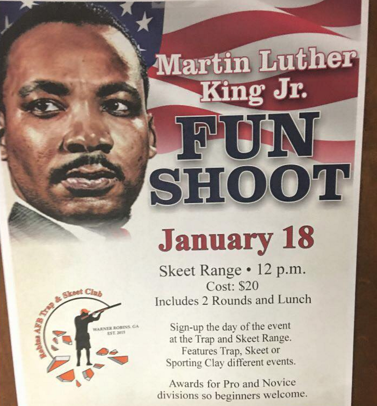 Georgia Air Force Causes Controversy Over MLK Day “Fun Shoot”