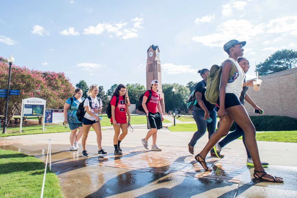 CSU Students Walking on Campus