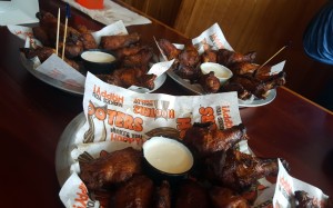 Order up! Hooters Smoked Wings!