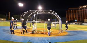 Batting practice with the Biloxi Shuckers