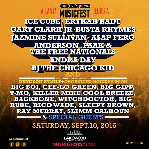 ONE Musicfest Flyer