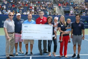 Folded Flag Foundation Coin Toss at the BB&T Atlanta Open
