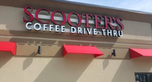 Drive on thru at Scooter's