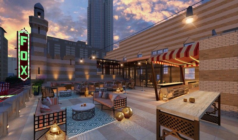 Fox Theatre’s Rooftop Lounge Will Be Just as Lavish as You Imagined
