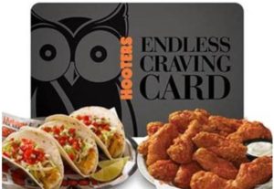 Hooters Endless Craving Card