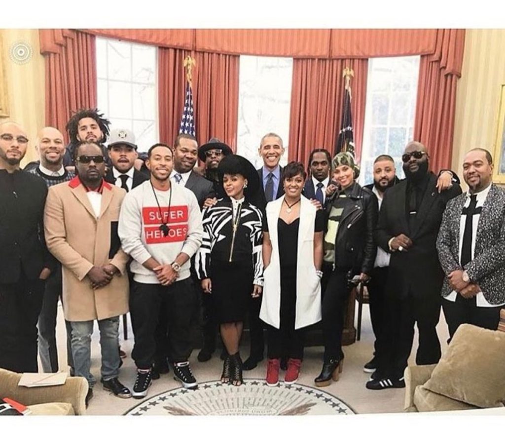 Rappers in White House