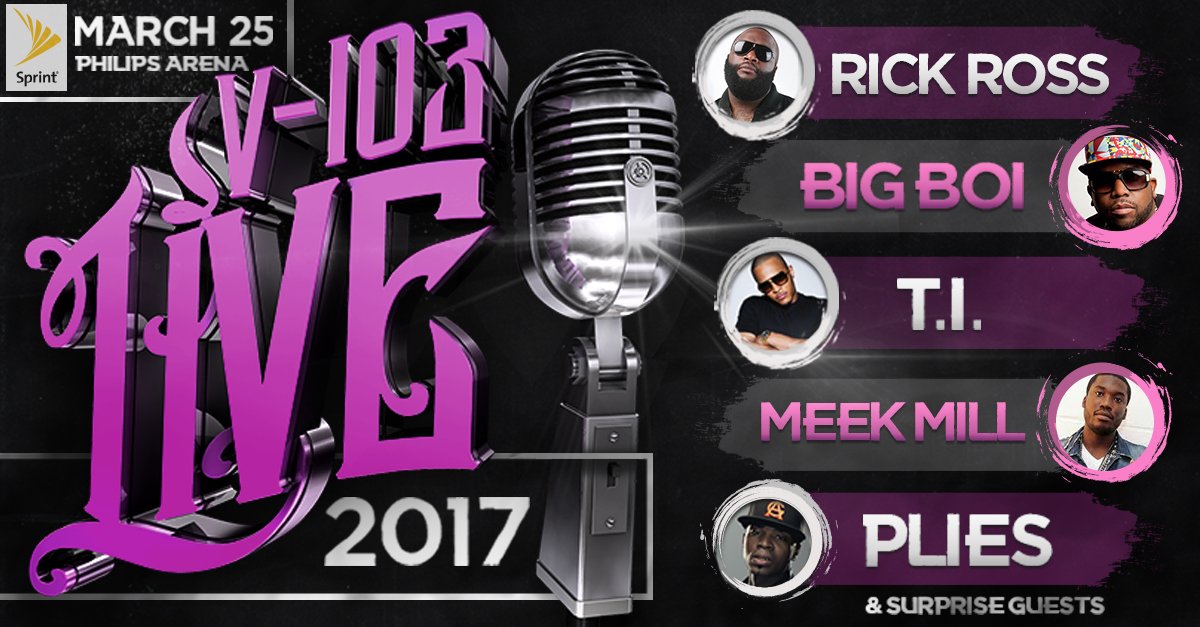 Surprise! “V-103 Live” Brings Pop Up Concert to Philips Arena