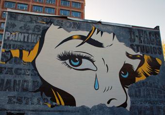 DFace Mural in Montreal