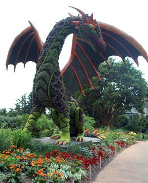 Dragon in Imaginary Worlds at the Atlanta Botanical Garden