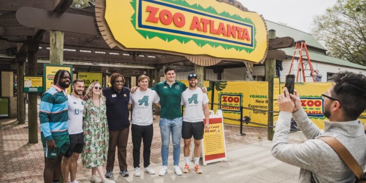 Rugby ATL Visits Zoo Atlanta