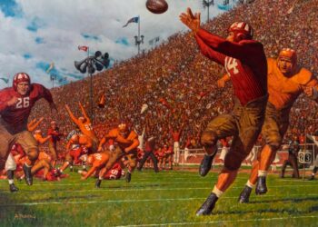 Art of College Football Exhibit at College Football Hall of Fame