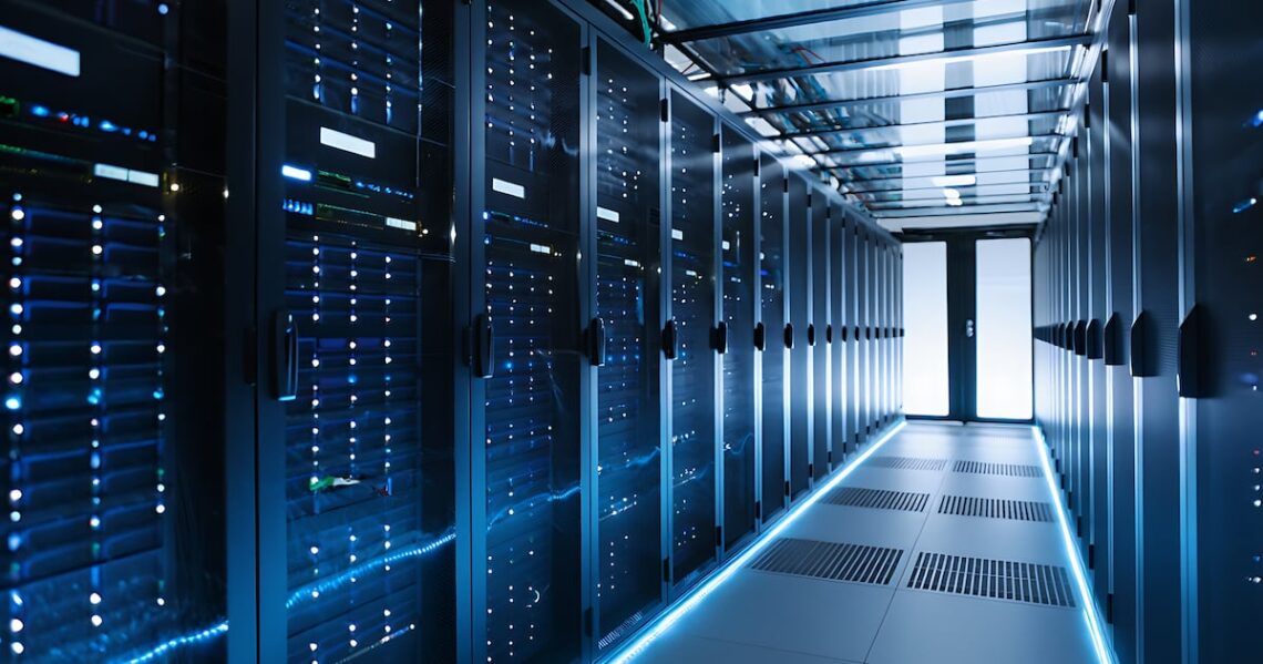 An Atlanta-area data center under construction; representative file photo via WSB-TV.
