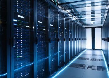 An Atlanta-area data center under construction; representative file photo via WSB-TV.
