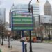 A public parking sign on Peachtree Street in Atlanta; ParkSimple file photo.