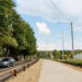 An existing paved section of Atlanta’s Northwest Trail beside a roadway and utility corridor; file photo.