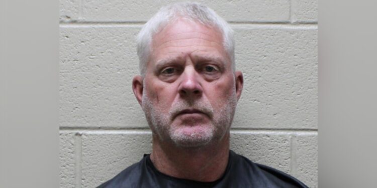 Booking photograph of former Bremen High School coach Geoffrey Brad Matthews released by the Haralson County Sheriff’s Office.