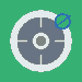 AI-generated illustration of a baseball on a pitcher’s mound with a knee-recovery symbol.