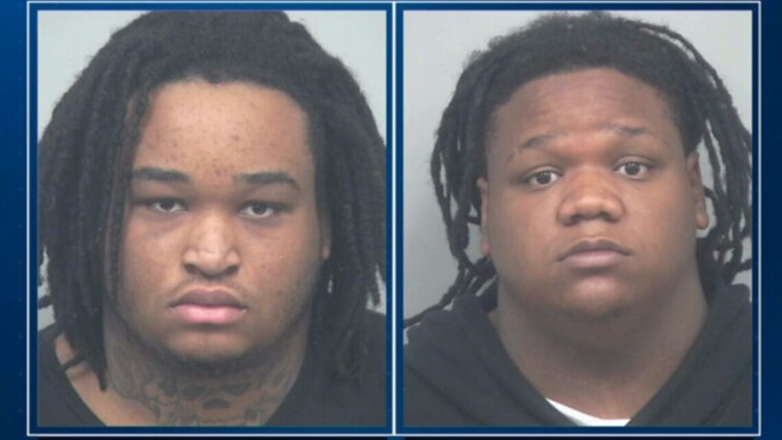 Booking photographs of Jamal Worley and Ny’Kari Nimes released in connection with a Gwinnett County vehicle-theft investigation.