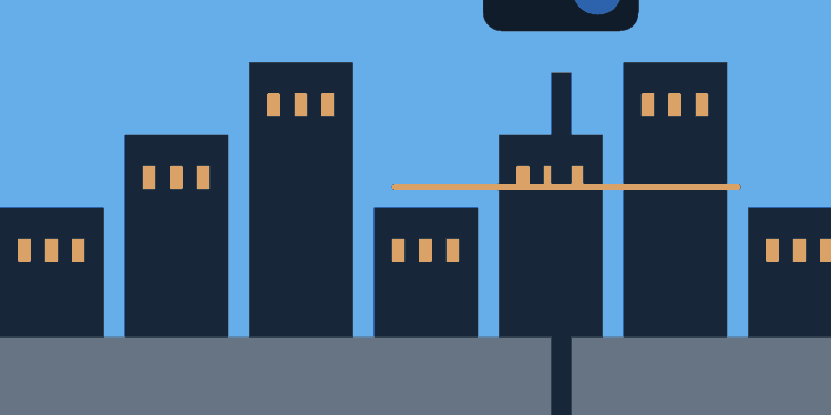 AI-generated illustration of a roadside license-plate camera in a city setting without real plates.