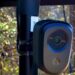 Automated license-plate-reader image accompanying WSB-TV’s report about a Brookhaven student’s traffic stops; WSB-TV image.