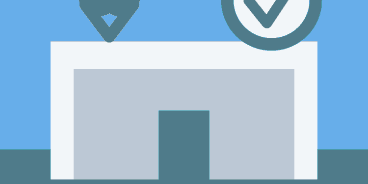 AI-generated illustration of a public building, a police symbol and a heart representing the safe infant recovery.