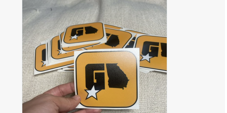 GAFollowers GTA-style Georgia sticker