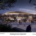 Rendering of the renovated exterior entrance planned for Gas South Arena in Duluth
