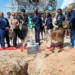 Airport and city leaders burying a centennial time capsule on Stogner Hill at Hartsfield-Jackson Atlanta International Airport on September 8, 2026.