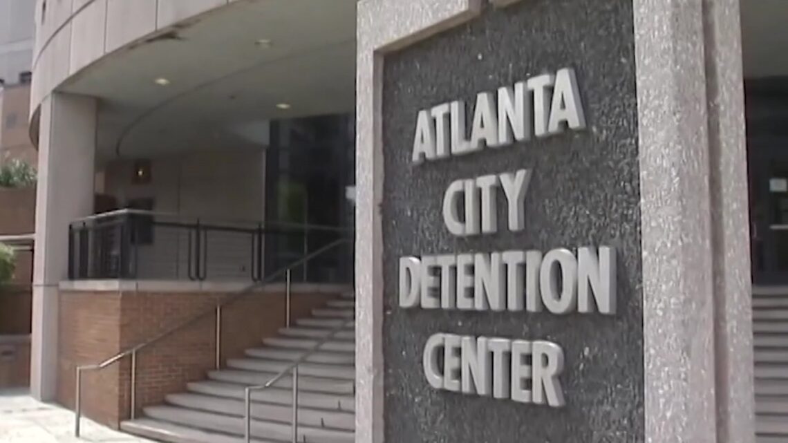 Exterior of the Atlanta City Detention Center in downtown Atlanta; FOX 5 Atlanta file image.