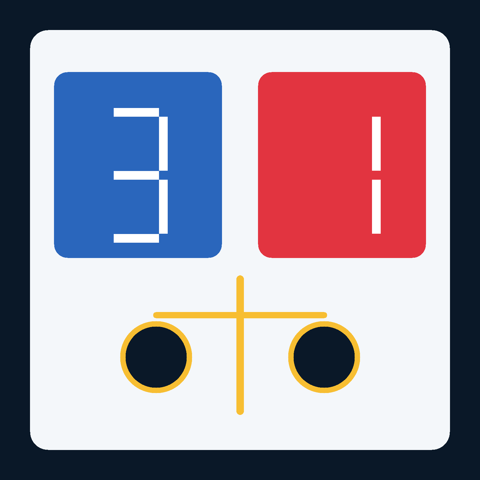 AI-generated illustration showing three pandering counts and one sexual-battery count beside balanced scales of justice.