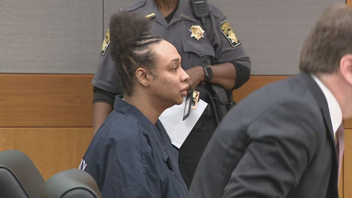 Sidney Starr seated in Fulton County court during an August 2026 bond hearing
