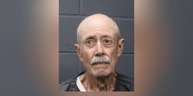 Forsyth County Sheriff’s Office booking photo of Thomas Elliott Field, who faces felony-murder and aggravated-assault charges.